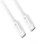 Cabo Forcell F-Energy USB-C para USB-C QC4.0 PD 5A 100W 3m Branco C339