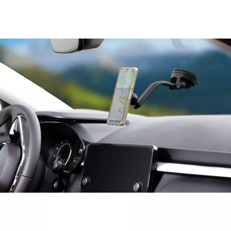 Suporte magnético para carro Forcell F-Grip MagLuxe – para para-brisas, painel, ventilação – Preto