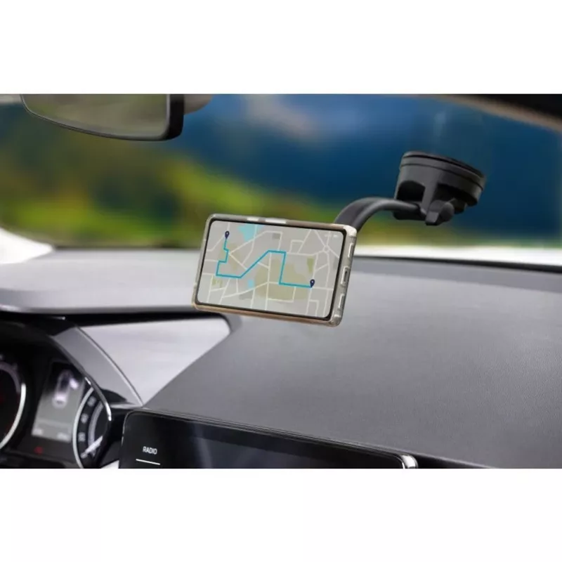 Suporte magnético para carro Forcell F-Grip MagLuxe – para para-brisas, painel, ventilação – Preto