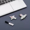 Forcell pen drive 64GB USB 3.2 Gen 1 (USB-A / USB-C) F-Data Metal Duo prateada