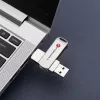 Forcell pen drive 64GB USB 3.2 Gen 1 (USB-A / USB-C) F-Data Metal Duo prateada