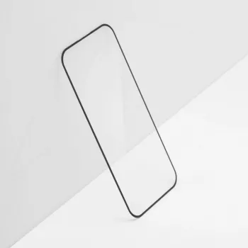 Película de vidro temperado Forcell Ultra Clear para Xiaomi Redmi 14C, moldura preta