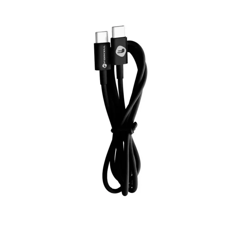 Cabo USB-C para USB-C Forcell F-Energy QC PD Tube 1m C293 preto
