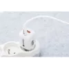 Forcell VT-41 Carregador de parede GaN III 33W com 1x USB-C PD 3.0 e 1x USB-A QC 4.0 (branco)