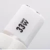 Forcell VT-41 Carregador de parede GaN III 33W com 1x USB-C PD 3.0 e 1x USB-A QC 4.0 (branco)