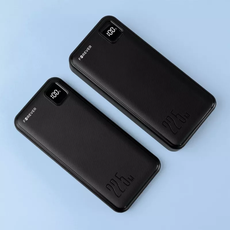 Power bank Forever TB-300L PD QC 22.5W 20000 mAh preto