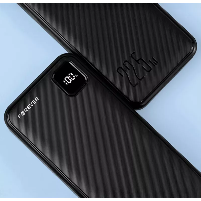 Power bank Forever TB-300L PD QC 22.5W 20000 mAh preto