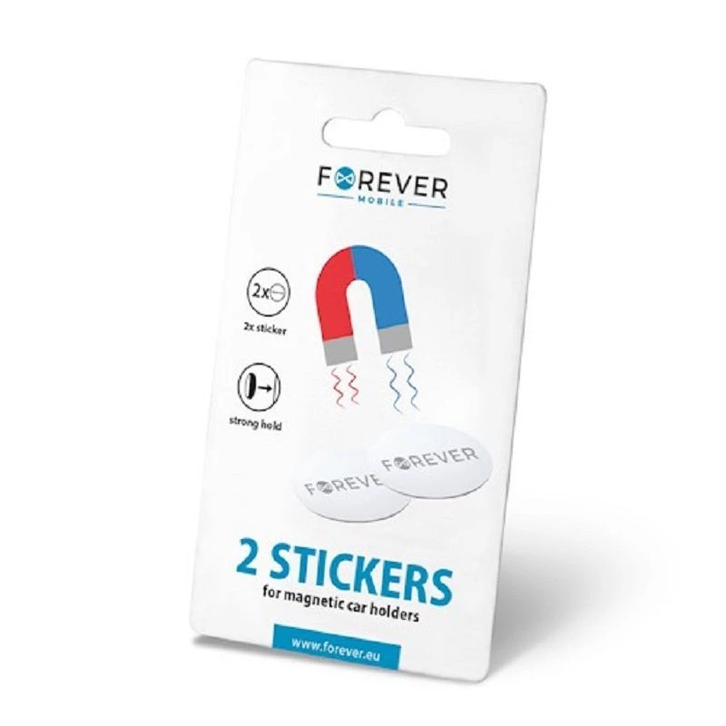 Forever Autocolante universal para suporte magnético 2 PCS