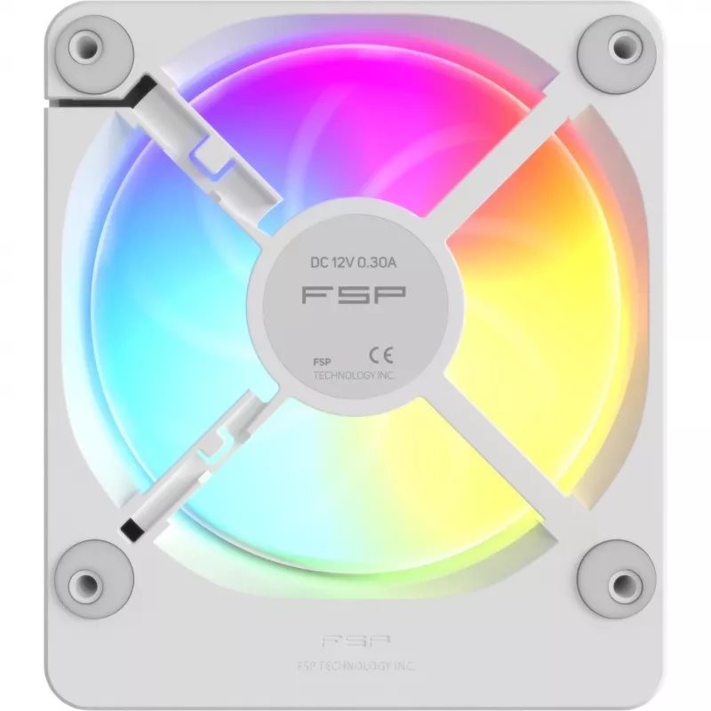 Fortron ZENFAN 120 White Ventoinha 120mm PWM ARGB