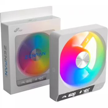 Fortron ZENFAN 120 White Ventoinha 120mm PWM ARGB