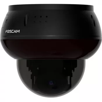 Foscam D8ET câmara de vigilância IP preta 8MP (3840x2160), PoE, função PT, deteção com IA, proteção antivandalismo IK10