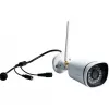 Sistema de segurança NVR sem fios FOSCAM FN7108W-B4-1T de 8 canais com 4x câmaras bullet FI9910W 1080P, disco 1TB, branco