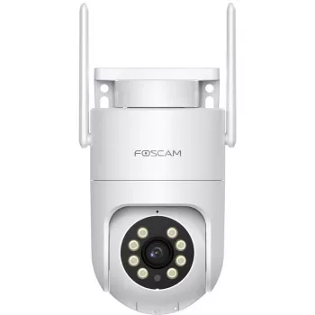 Foscam PD8 câmara de vigilância sem fios branco 8MP (3840x2160), WiFi 6 dual band, radar de ondas milimétricas, auto-tracking 360°, rotação e inclinação