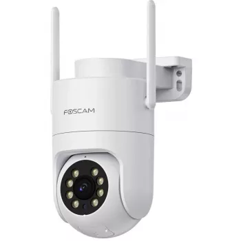 Foscam PD8 câmara de vigilância sem fios branco 8MP (3840x2160), WiFi 6 dual band, radar de ondas milimétricas, auto-tracking 360°, rotação e inclinação