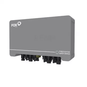 FOX ESS Interruptor de corte DC para instalações fotovoltaicas, 4 MPPT, 1500VDC, MC4, IP66, acionamento motorizado, desligamento automático a 70°C