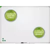 Franken u-act!line Quadro branco magnético 400 x 300 mm, aço lacado, moldura de alumínio anodizado prateada, montagem na parede, inclui porta-canetas SC913040