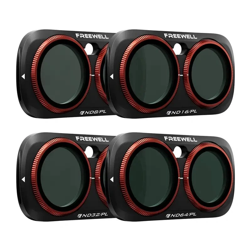 Freewell conjunto de filtros para Insta360 Luna Ultra Bright Day (conjunto de 4 peças)