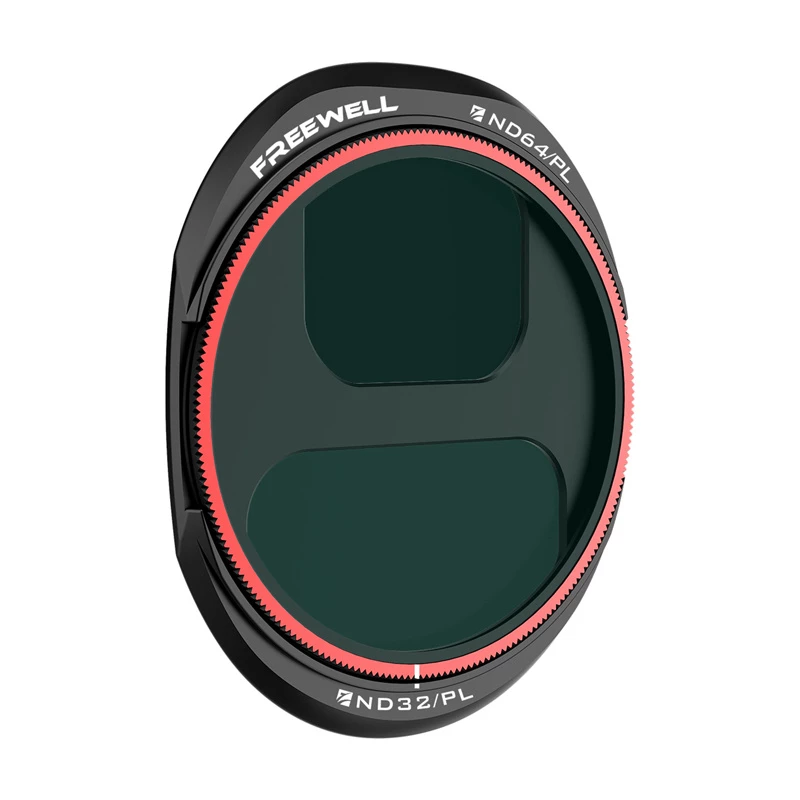 FREEWELL Filtro Híbrido ND64/PL para DJI Mavic 4 Pro – Filtro de Densidade Neutra de 6 Passos e Polarizador
