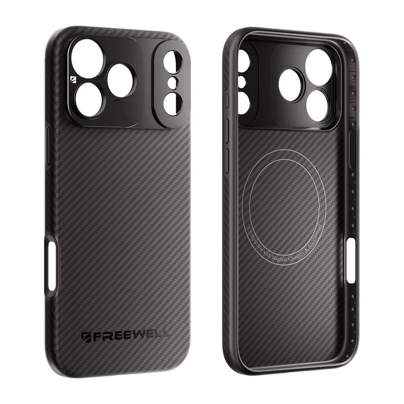 Freewell Sherpa Series capa para iPhone 17 Pro Max com ligação roscada de 17mm