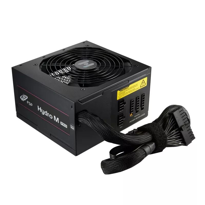 FSP Hydro M Pro 800W 80PLUS Bronze Gen5 fonte de alimentação semi-modular