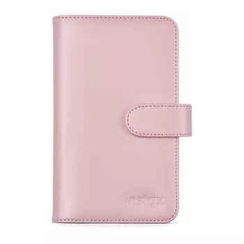 Fujifilm Instax Mini álbum Candy Pink – álbum fotográfico com 64 bolsas para fotos Instax Mini