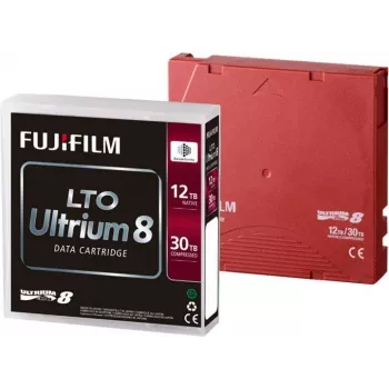 FUJIFILM cartucho de dados LTO Ultrium 8 WORM 12TB/30TB com etiqueta de código de barras 16551233