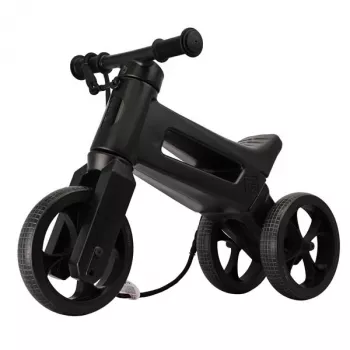 Bicicleta de equilíbrio FUNNY WHEELS Rider Super, Todo Preto, Edição Especial