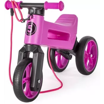 Triciclo de equilíbrio FUNNY WHEELS Rider Super, rosa