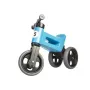 Bicicleta de equilíbrio FUNNY WHEELS Rider Super Sportinis, azul metálico, conversível 2 em 1 de 3 para 2 rodas, assento e guiador ajustáveis, para 18 meses a 3 anos, carga máxima 25 kg