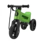Bicicleta de equilíbrio Funny Wheels Rider Super Sports, verde, conversível 2 em 1, rodas EVA de 10 polegadas