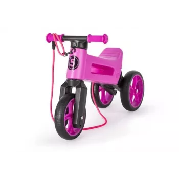 FUNNY WHEELS Rider SuperSport Bicicleta de Equilíbrio 2 em 1, Violeta
