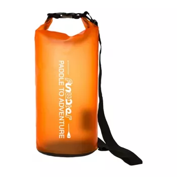 Saco estanque FunWater 10L – saco de armazenamento roll-top em PVC com alça de ombro para caiaque, barco, campismo e viagens