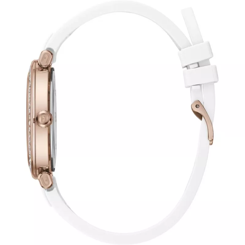 FURLA Arco Chain relógio de senhora de quartzo 38mm aço inoxidável prateado bracelete de malha milanesa WW00011003L3