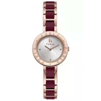 Relógio de mulher FURLA Arco Chain WW00004012L3 36mm ouro rosa aço inoxidável
