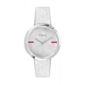 FURLA Giada Relógio analógico de quartzo para mulher R4251110504 34mm azul pele
