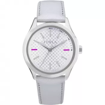 Relógio de quartzo para mulher FURLA Giada 35mm caixa de aço inoxidável bracelete de pele rosa R4251101504