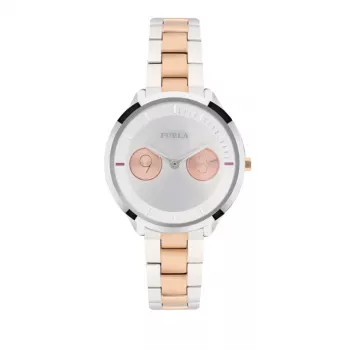 FURLA Giada relógio de quartzo de mulher R4253102507 31mm aço inoxidável mesh prateado