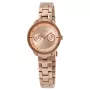 FURLA Giada relógio de senhora de quartzo R4253102518 31mm caixa de aço inoxidável com PVD em ouro rosa bracelete de pele rosa mostrador prateado