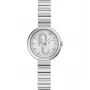 Relógio de mulher FURLA Logo WW00005011L1 32mm caixa em aço inoxidável tom ouro rosa bracelete de pele rosa quartzo analógico
