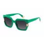 Óculos de sol geométricos de mulher FURLA SFU624-54092X Havana em acetato 54 mm