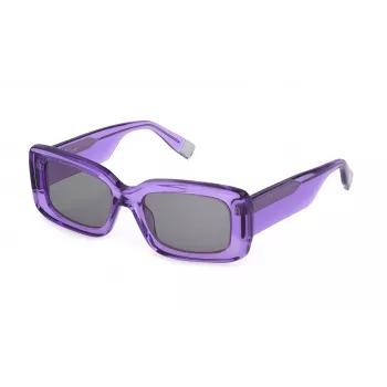 Furla SFU630V530C52 Óculos de sol de mulher - Armação de acetato, lentes de policarbonato, proteção UV400, 53 mm de largura da lente