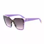 FURLA SFU686V5403KA mulher Havana óculos de sol quadrados 54/18/140 mm