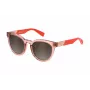 Óculos de sol de mulher FURLA SFU687-510D48 - armação em acetato castanho Havana, lentes degradê castanhas, 51 mm