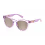 Óculos de sol de mulher FURLA SFU687-516PFG armação de acetato Havana lentes castanhas degradê 51mm