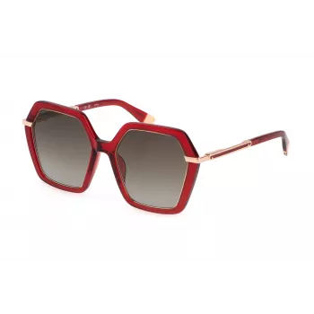 FURLA SFU691-5406NL óculos de sol para mulher - castanho degradê - 54/19/140 mm