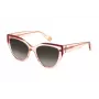 Óculos de sol FURLA SFU694-5509TU mulher - Armação de plástico geométrica, lentes de policarbonato, proteção UV400, 55/18/140 mm