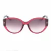 Óculos de sol FURLA SFU784-570AFD para mulher armação de acetato Havana lentes castanhas degradê 57/19/140 mm