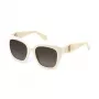 FURLA SFU812-5306Y1 Óculos de sol para mulher formato olho de gato Havana castanho degradê 53 mm