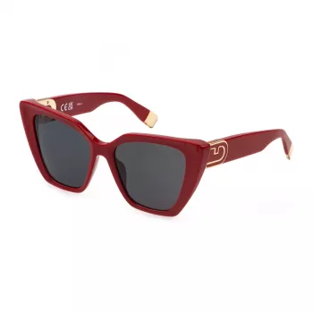 Furla SFU879-5409LB Óculos de sol de mulher - armação de acetato, proteção UV400, lentes de 54 mm