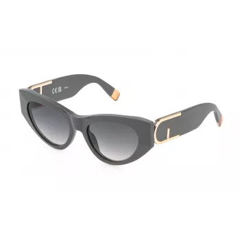 Óculos de sol Furla SFU881-540GFS mulher Havana tartaruga gradiente cinzento 54mm